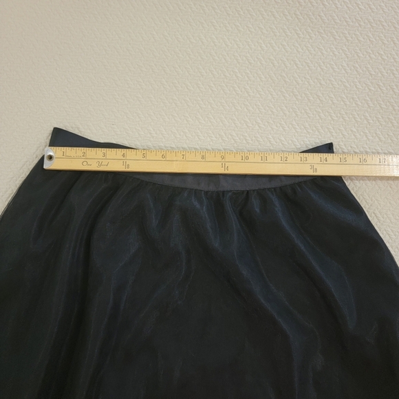 Gianni Bini Black Tulle Skirt Size Large Tutu Ballet core Whimsigoth - Picture 7 of 14